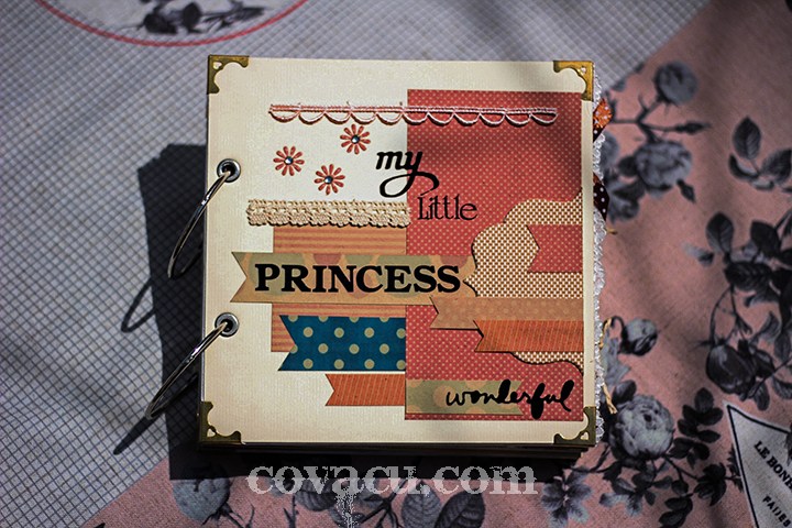 Scrapbook cho bé gái BEAUTIFUL PRINCESS