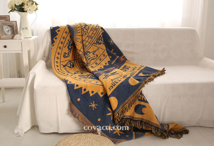 Thảm trải nền nhà cho bé Cung hoàng đạo vàng