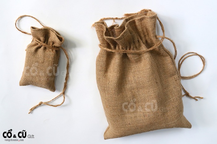 vải bố nâu canvas vintage