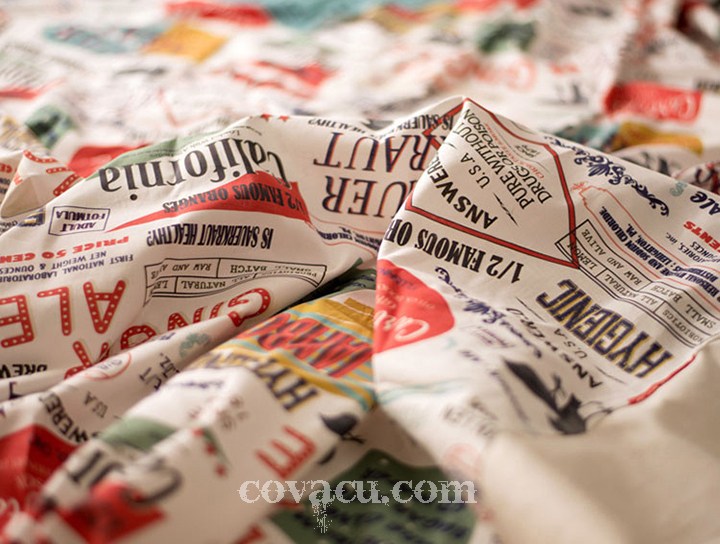 Vải Canvas Cali đỏ