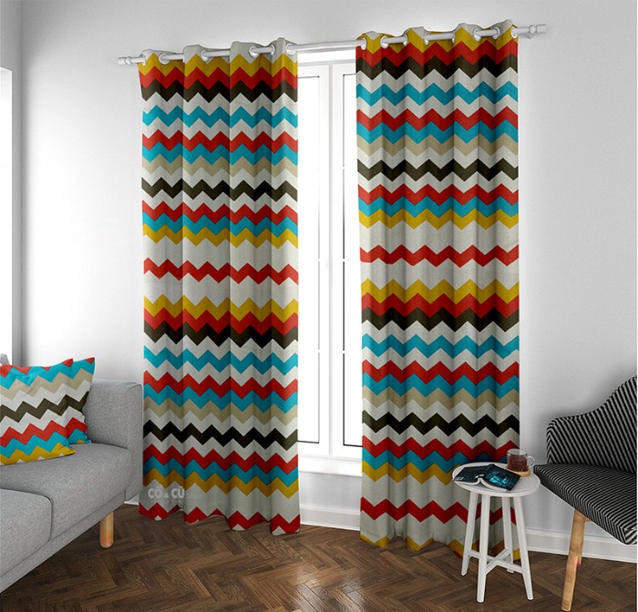 vải canvas làm rèm cửa