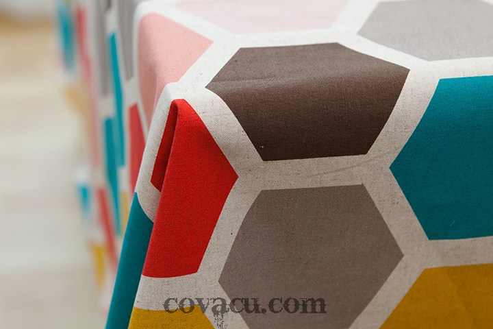 Vải Canvas Color Geo nhiều màu