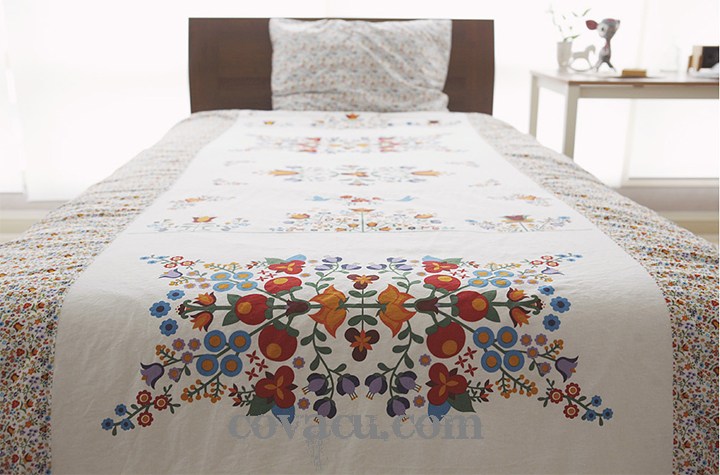 Vải canvas họa tiết thổ dân Hungarian tuyệt đẹp