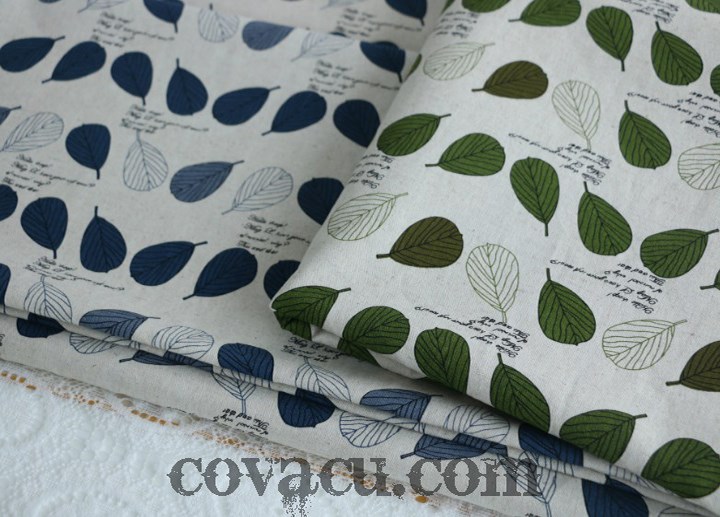 vải có 2 màu xanh dương và xanh lá