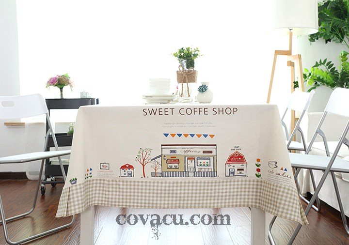 Vải Canvas làm gối ôm, may rèm cửa