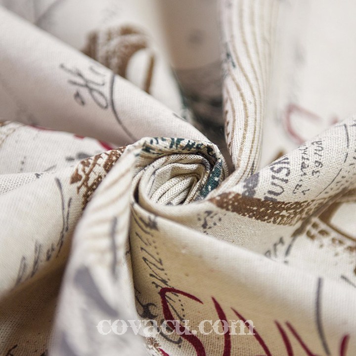 Vải canvas họa tiết cổ điển lý tưởng để trang trí nhà