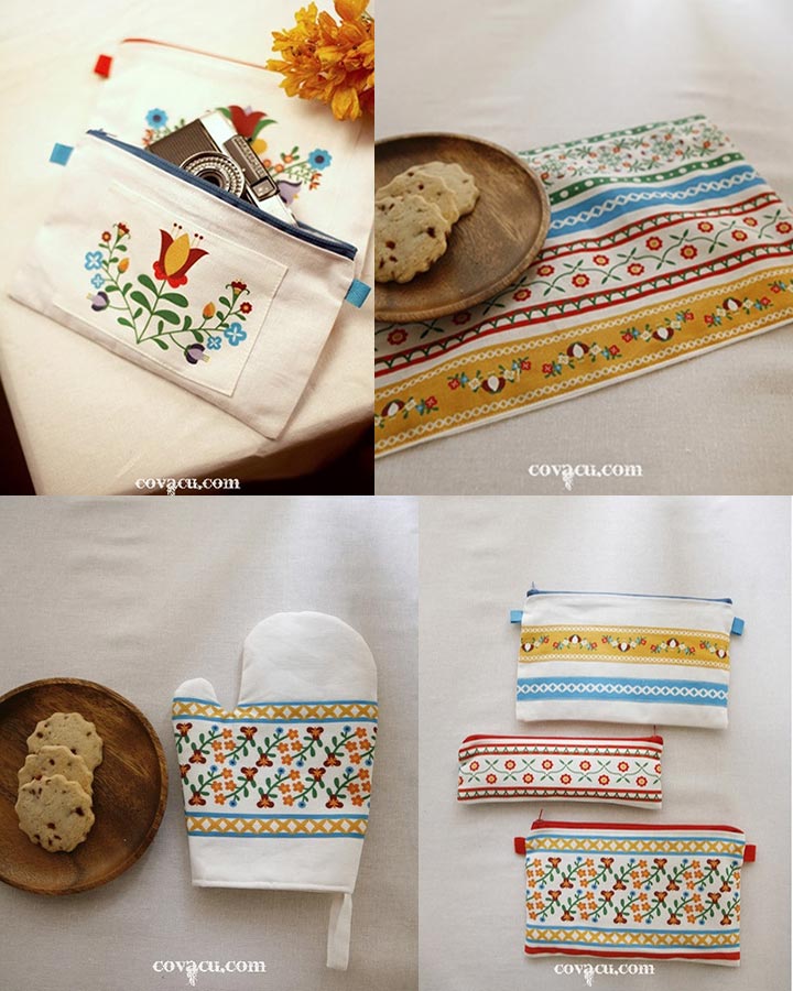 Vải canvas Hungarian may các thiết bị gia đình