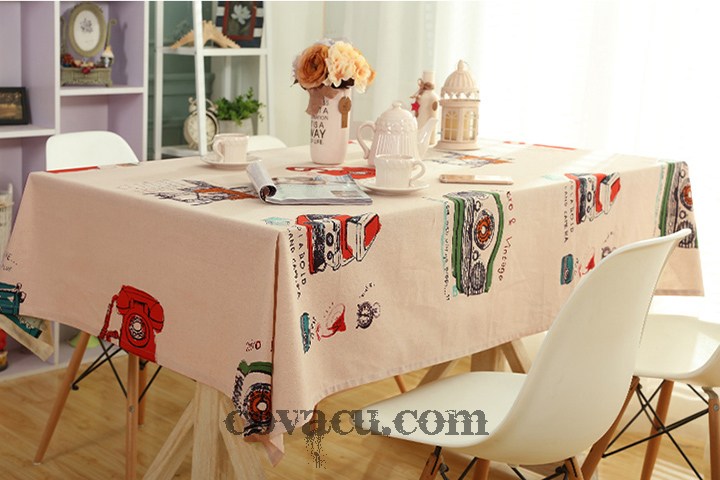 Vải bố may gối handmade vintage và các đồ trang trí trong nhà