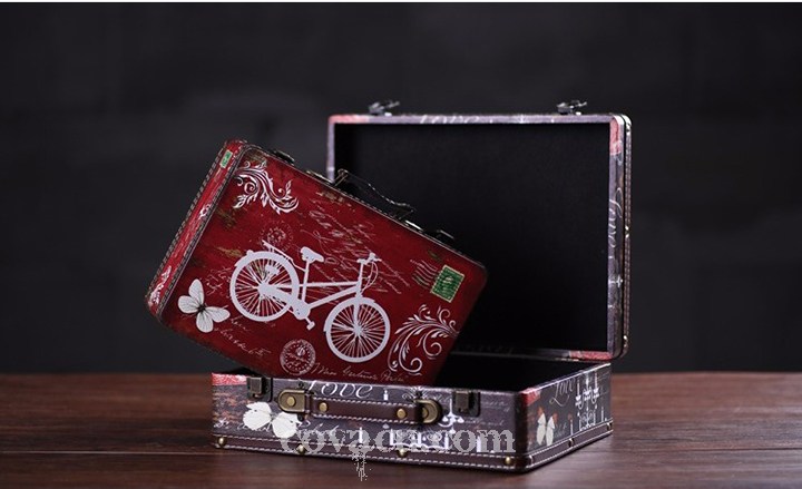 Vali đẹp cổ điển Vintage xe đạp, Love