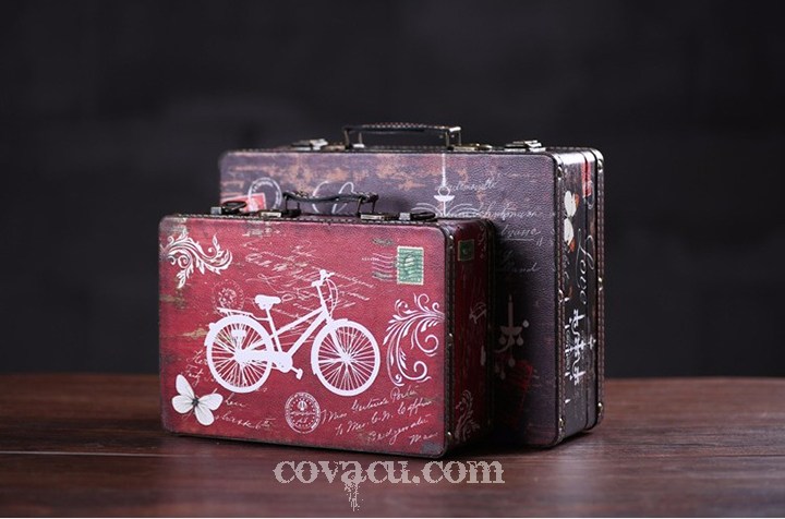 Vali đẹp cổ điển Vintage xe đạp, Love