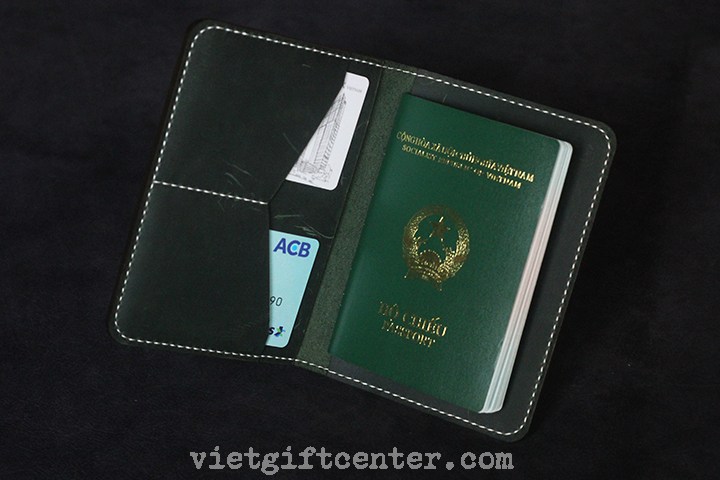 ví đựng passport da thật