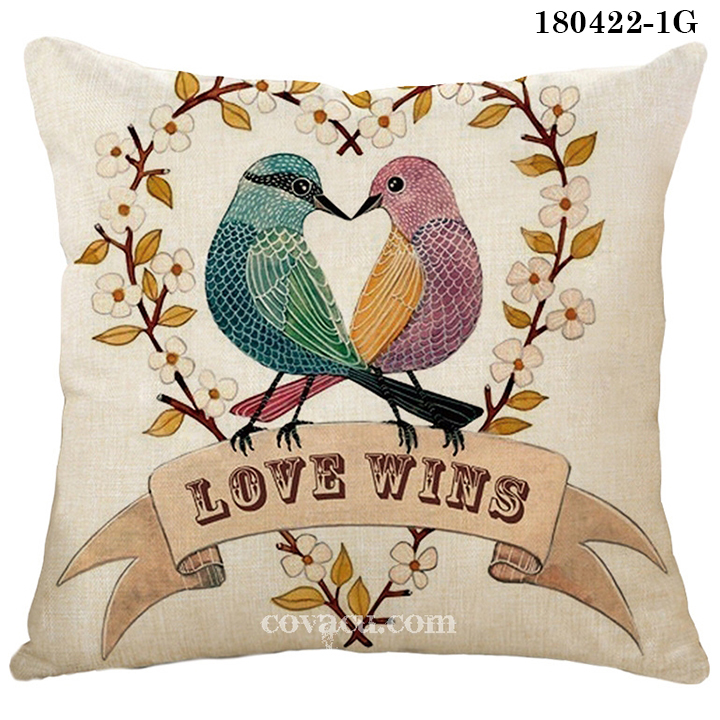 Vỏ gối dễ thương Birds