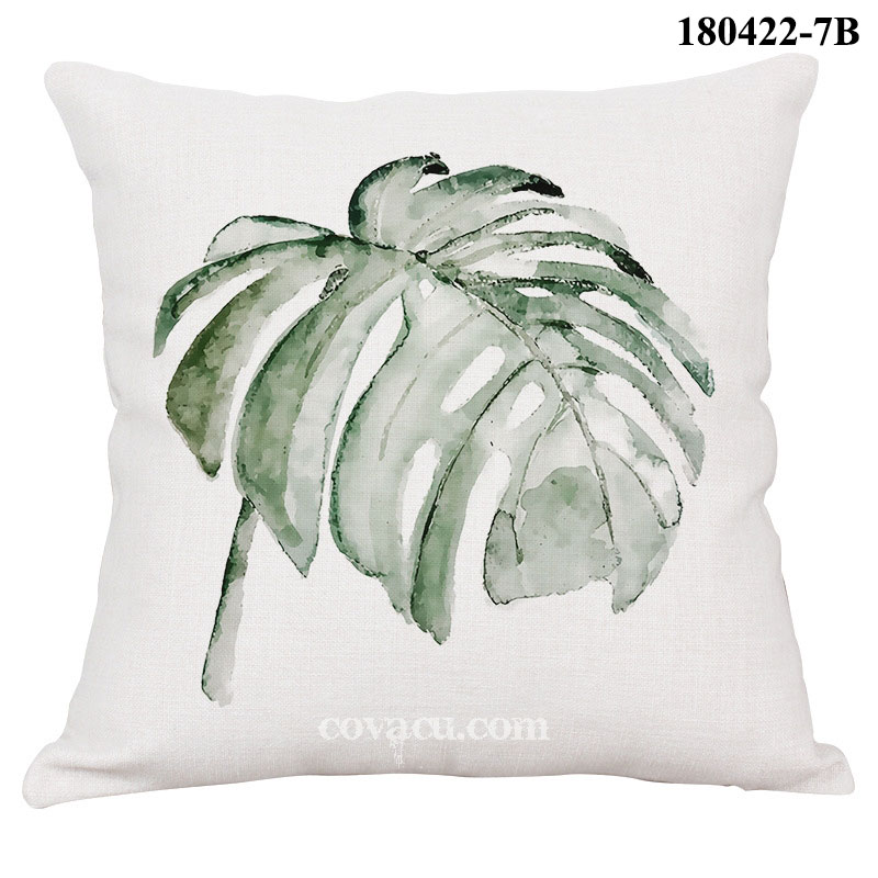 vỏ bọc gối sofa leaves