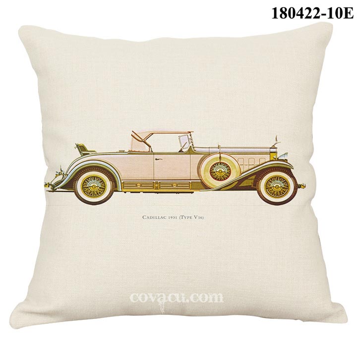 bao gối sofa retro car