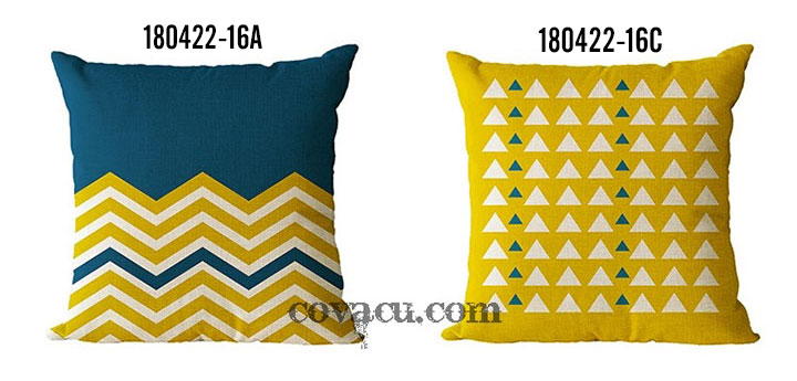 Vỏ gối vuông Zigzac