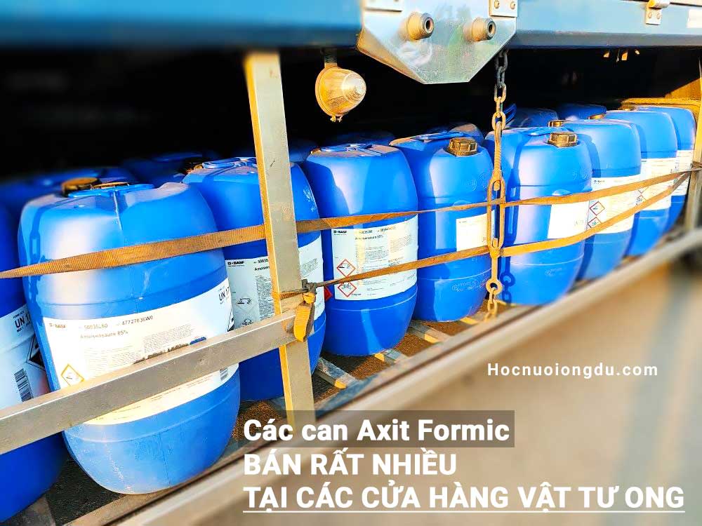 axit formic dùng để chữa bệnh ong mật