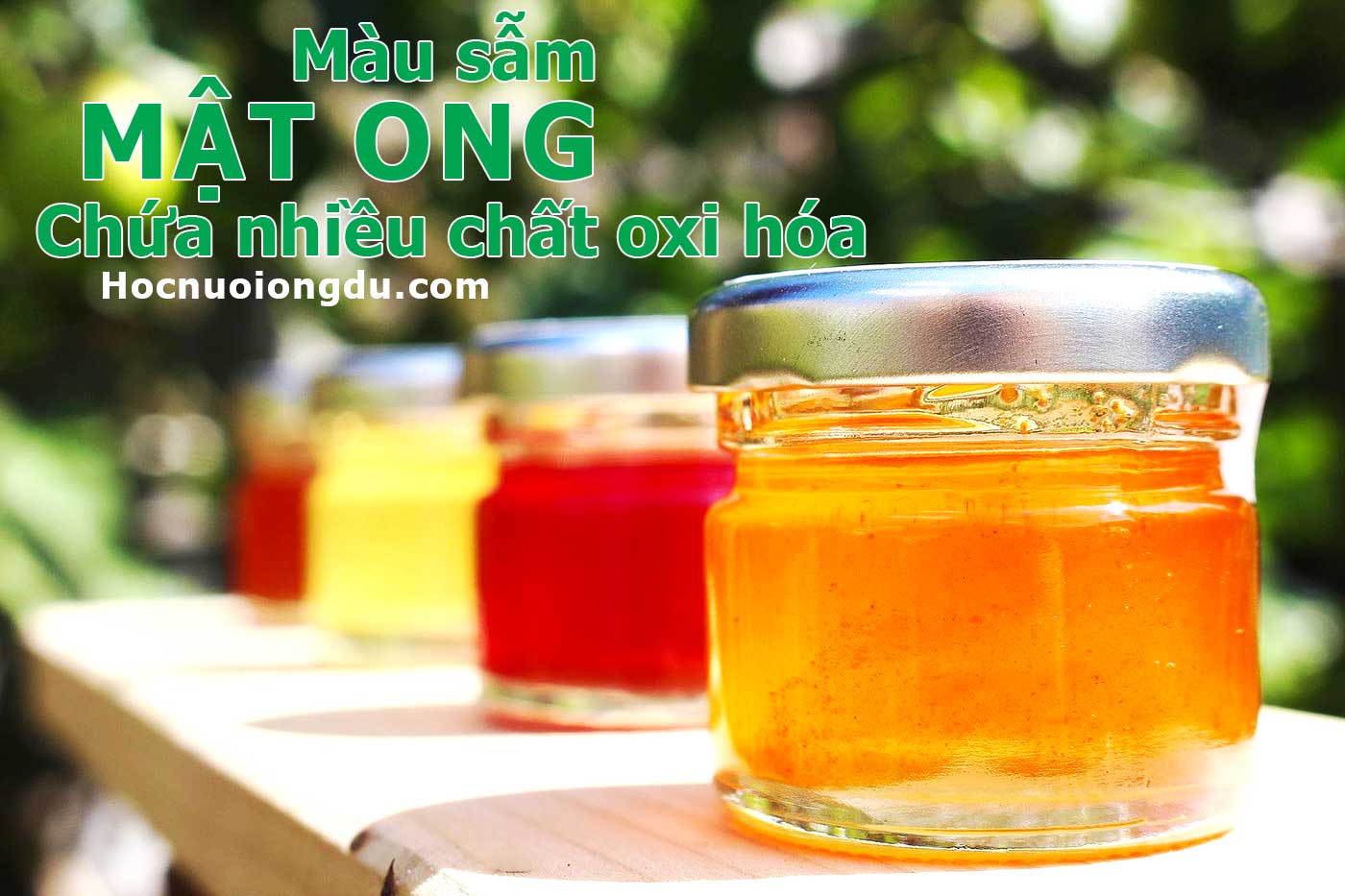 các loại mật ong chứa nhiều chất chống oxy hóa