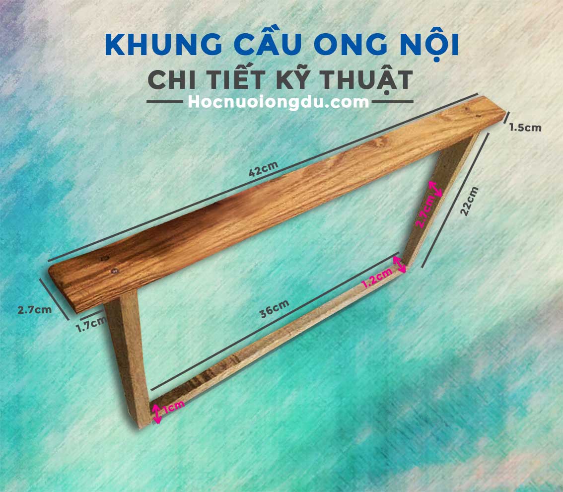 Cách làm cầu ong mật nội để nuôi ong nội địa