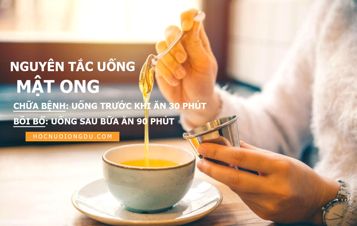 cách pha mật ong uống