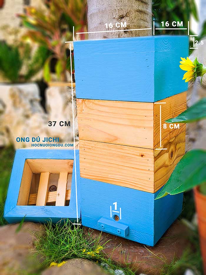 kích thước thùng nuôi ong thông minh tự động