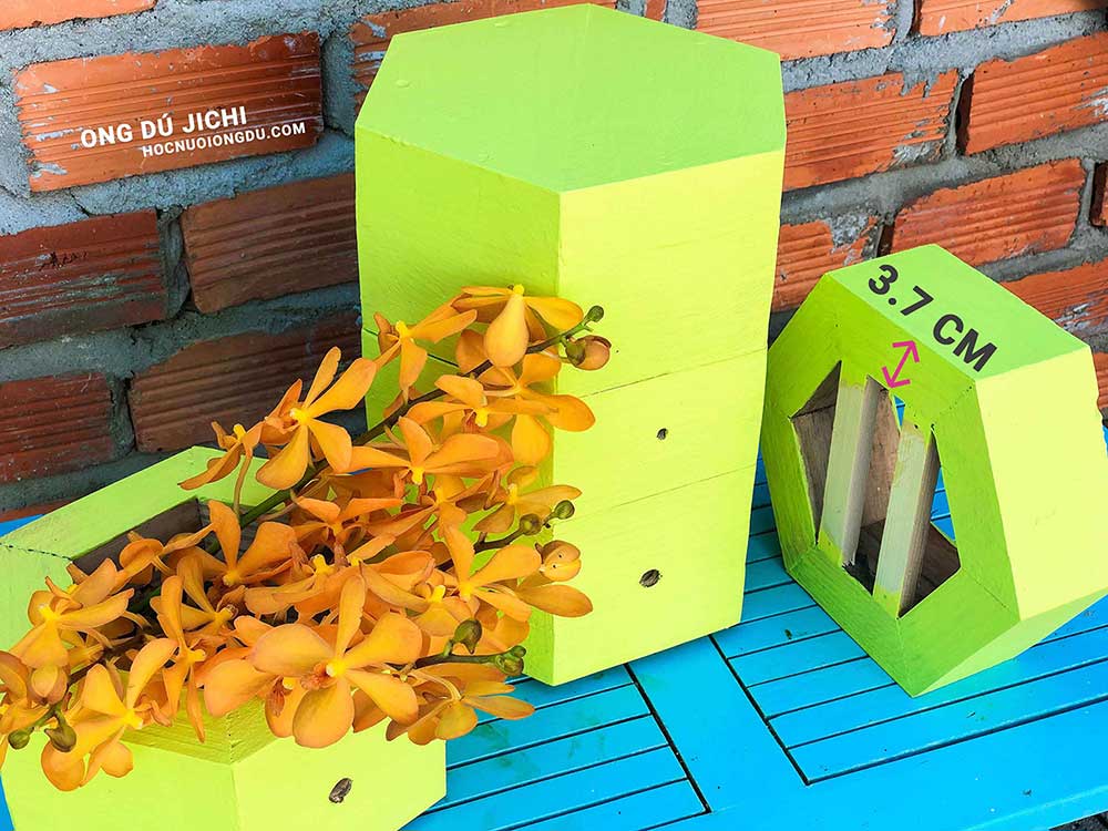 làm thùng nuôi ong với gỗ dày 3.7 cm