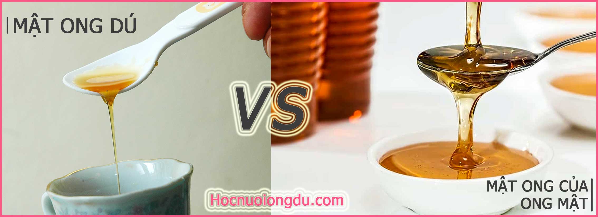 Mật ong dú loãng hơn so với mật ong thật của ong mật