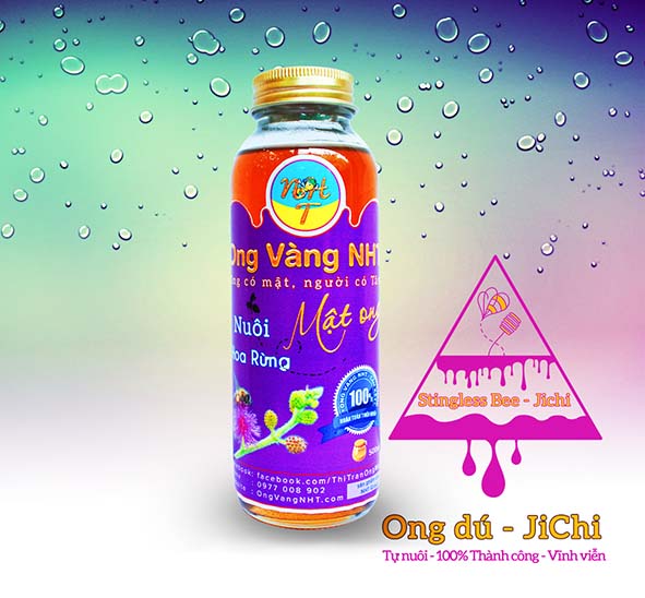 mật ong hoa rừng 300ml từ ong dú jichi