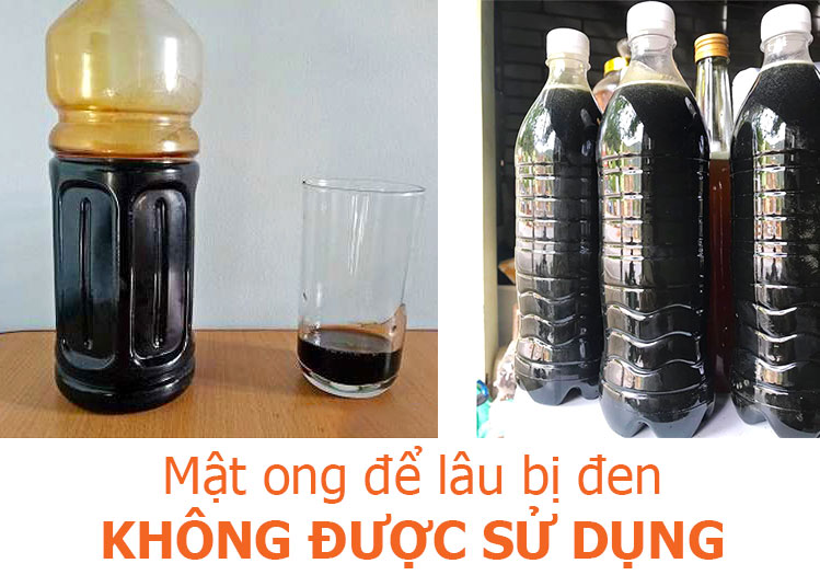 mật ong màu đen không nên sử dụng