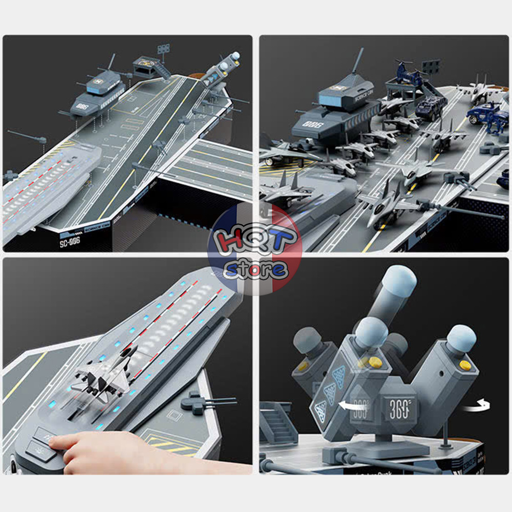 Đồ chơi Tàu Sân Bay Aircraft Carrier Thunderbolt Sciene Can SC-006