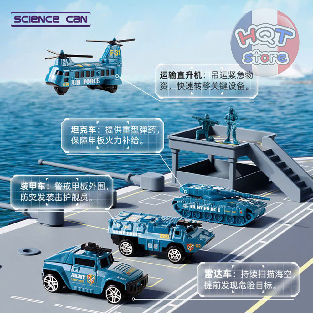 Đồ chơi Tàu Sân Bay Aircraft Carrier Thunderbolt Sciene Can SC-006