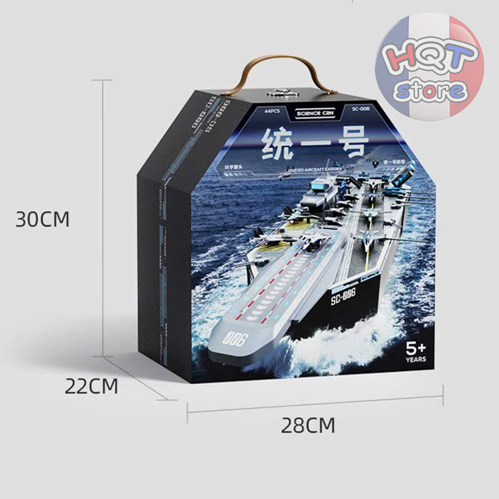 Đồ chơi Tàu Sân Bay Aircraft Carrier Thunderbolt Sciene Can SC-006