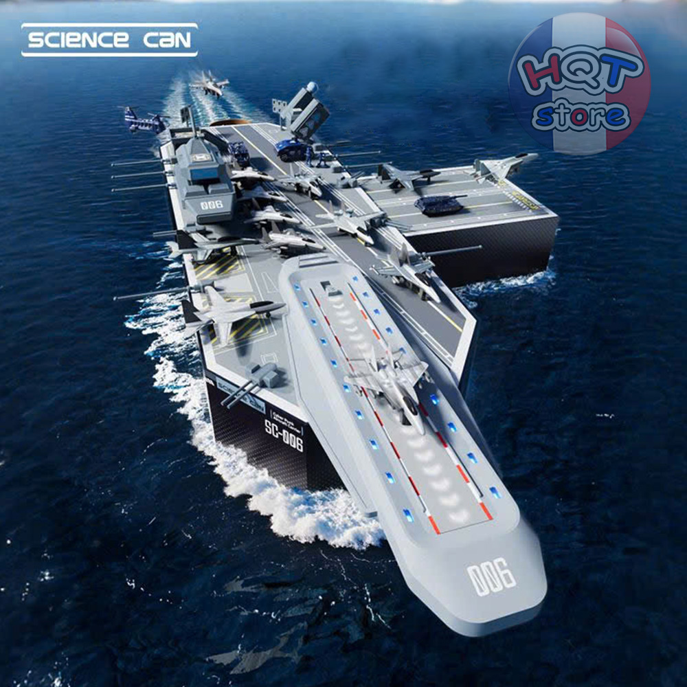 Đồ chơi Tàu Sân Bay Aircraft Carrier Thunderbolt Sciene Can SC-006