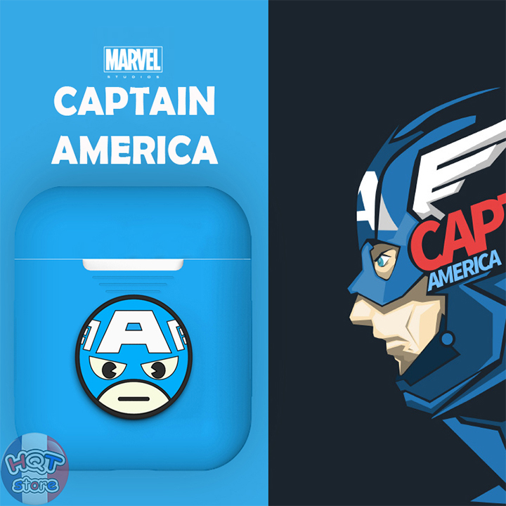 CASE SILICON SIÊU ANH HÙNG MARVEL AVENGERS ENDGAME CHO AIRPODS