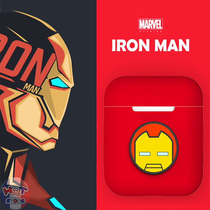 CASE SILICON SIÊU ANH HÙNG MARVEL AVENGERS ENDGAME CHO AIRPODS