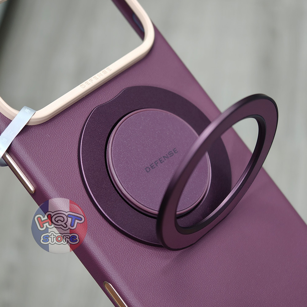 Ốp da Defense Zero-G Air Leather Case iPhone 18 Pro Max / 17