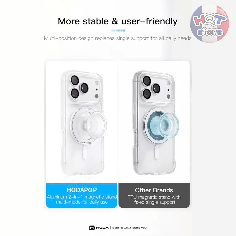 Giá đỡ nâm châm HODA POP Magnetic Grip Stand 2in1