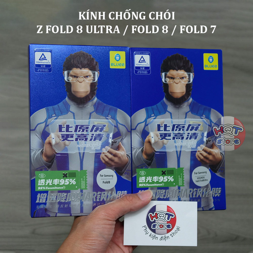 Kính chống chói BlueO Ultra Clear AR TUV cho Z Fold 8 Ultra 8 7