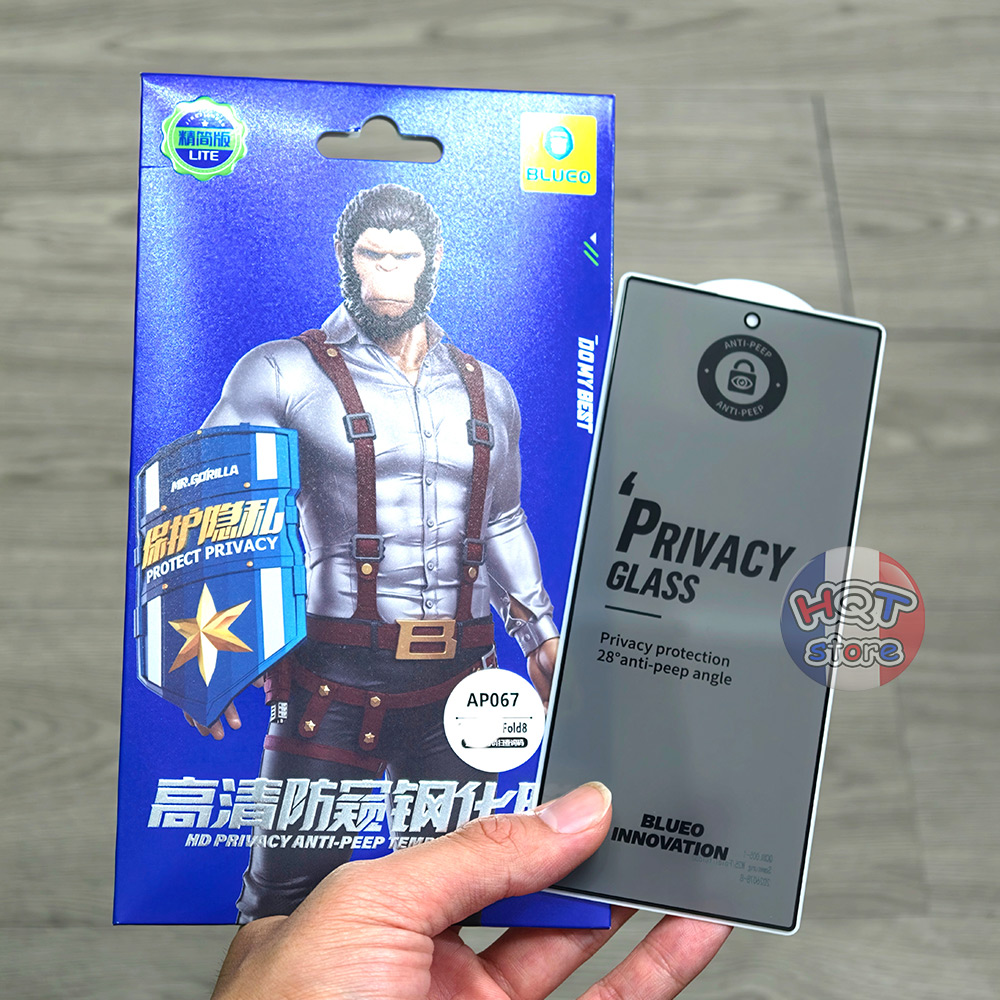 Kính chống nhìn trộm BlueO Privacy cho Z Fold 8 Ultra / 8 / 7