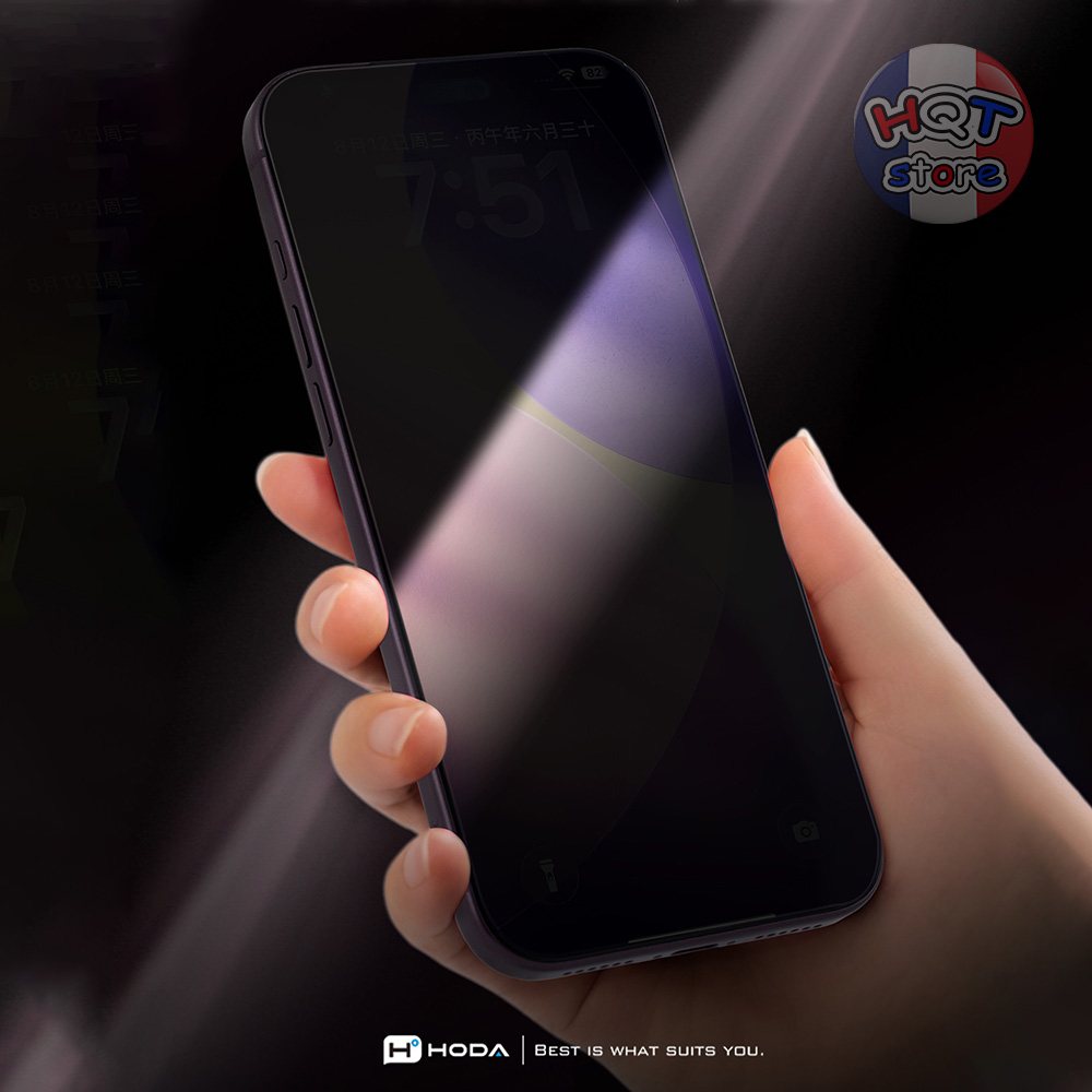 Kính chống trộm HODA 3D Privacy IPhone 18 Pro Max / Pro