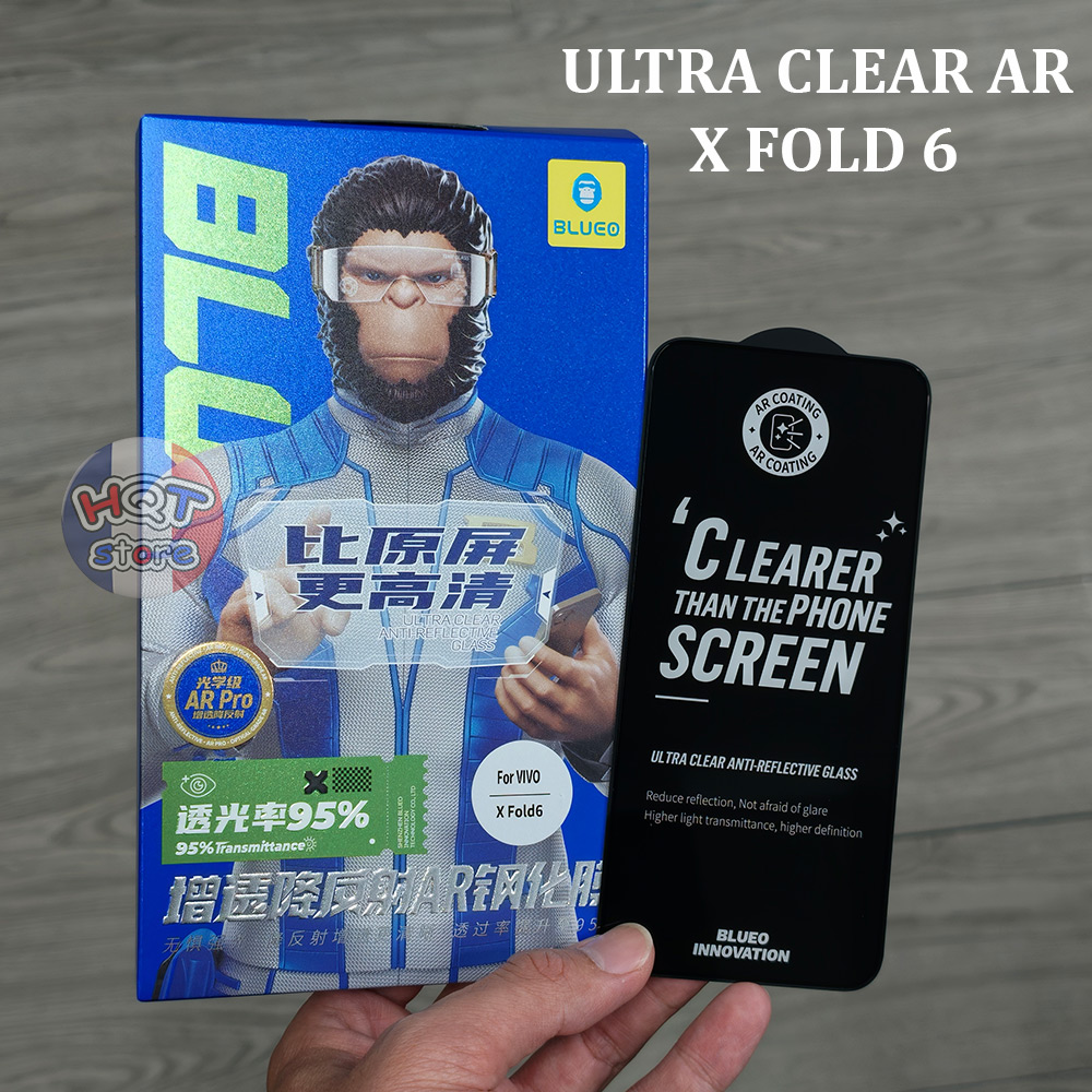Kính cường lực chống chói BlueO Ultra Clear AR Vivo X Fold 6
