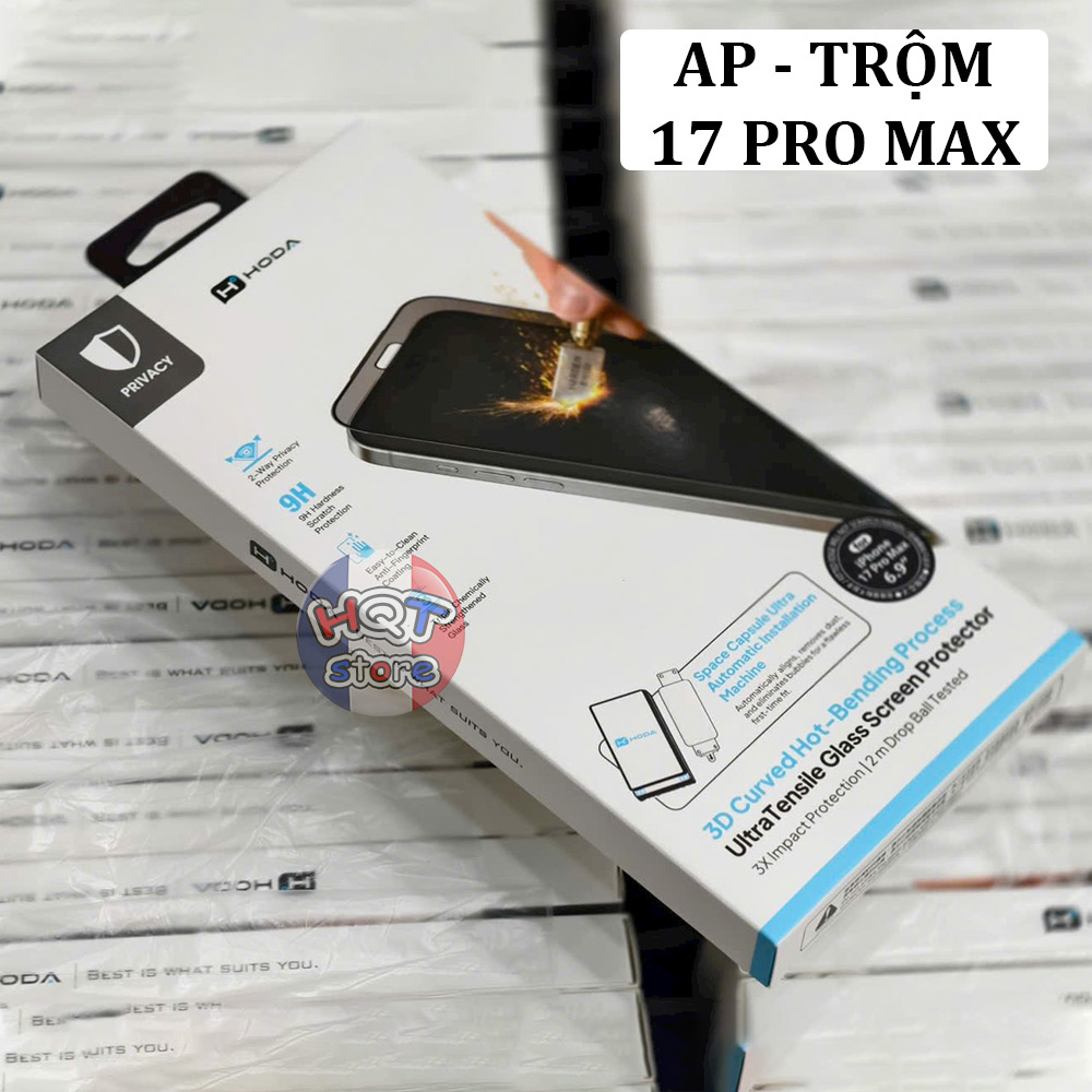 Kính dán máy HODA 3D Space Capsule cho iPhone 18 Pro Max 17