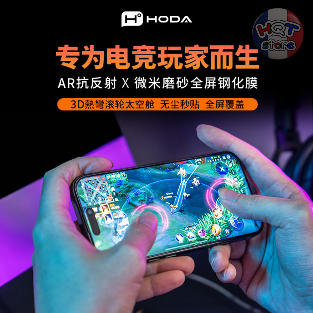 Kính HODA 3D 2in1 AR Matte Chống Chói iPhone 17 Pro Max / 17 Pro