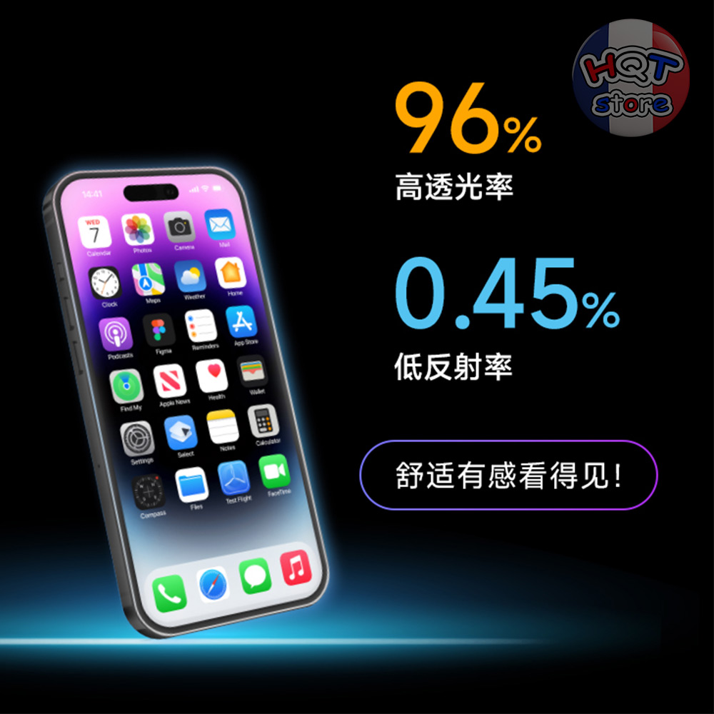 Kính HODA 3D 2in1 AR Matte Chống Chói iPhone 17 Pro Max / 17 Pro