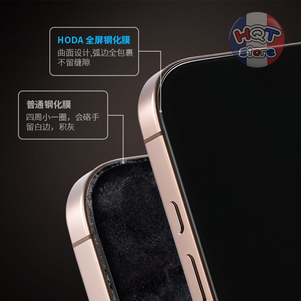 Kính HODA 3D 2in1 AR Matte Chống Chói iPhone 17 Pro Max / 17 Pro