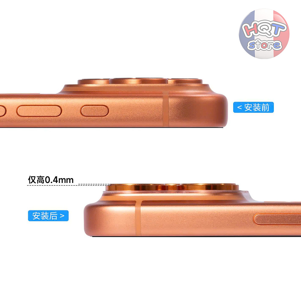 Kính Lens Camera Hoda Sapphire Glass Base iPhone 17 Pro Max