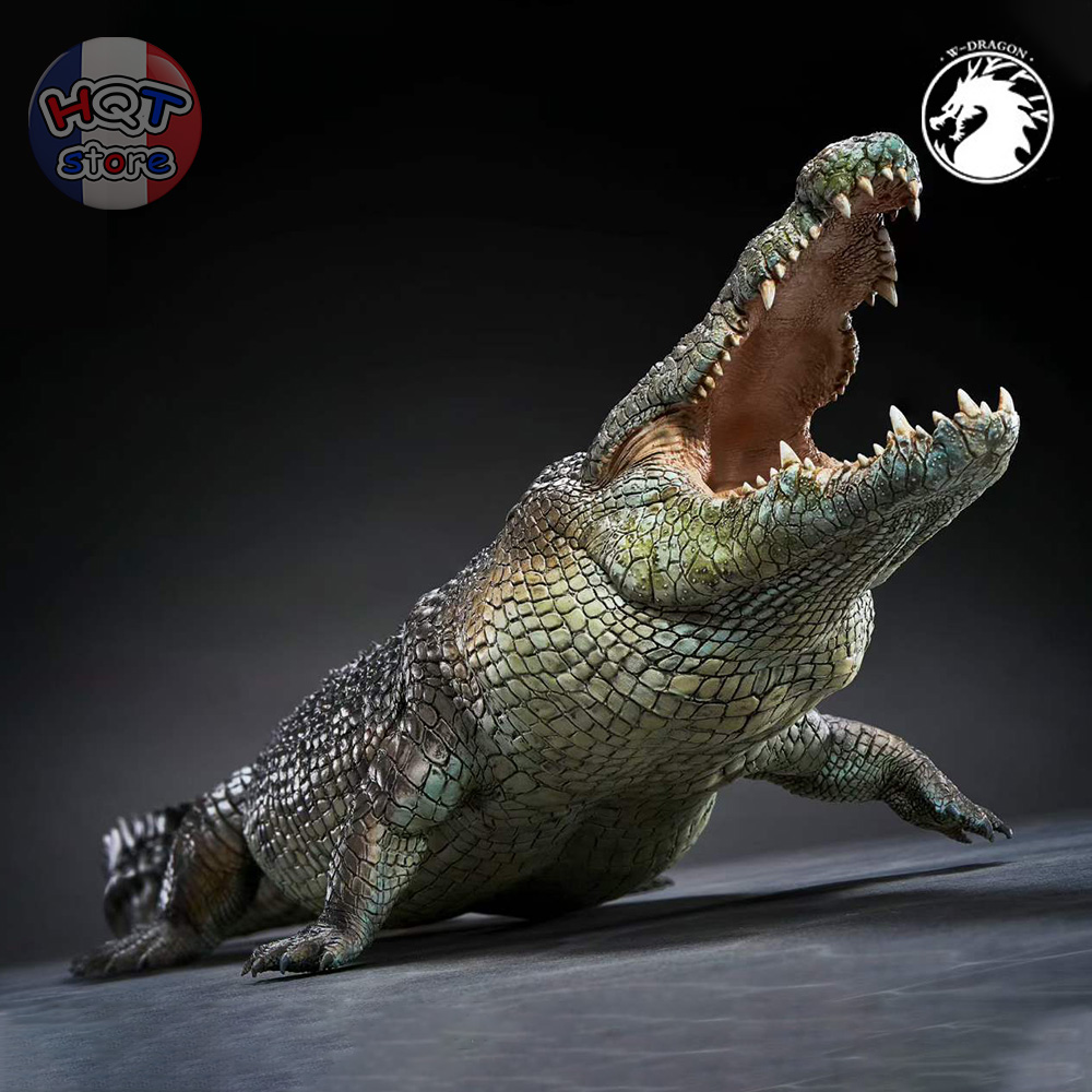 Mô hình Cá Sấu Nước Mặn Crocodile W-Dragon 52cm tỉ lệ 1/12