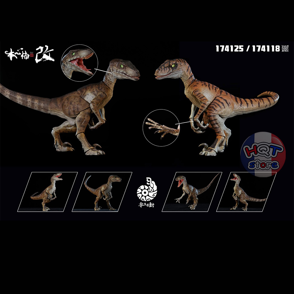 Mô Hình Khủng Long Raptor 2.5+ Benxin Nanmu Smart Series Action Fig