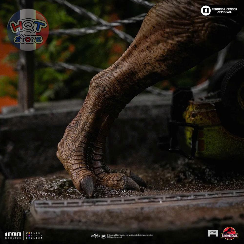 Mô hình T-Rex Breakout Set A Jurassic Park Iron Studios