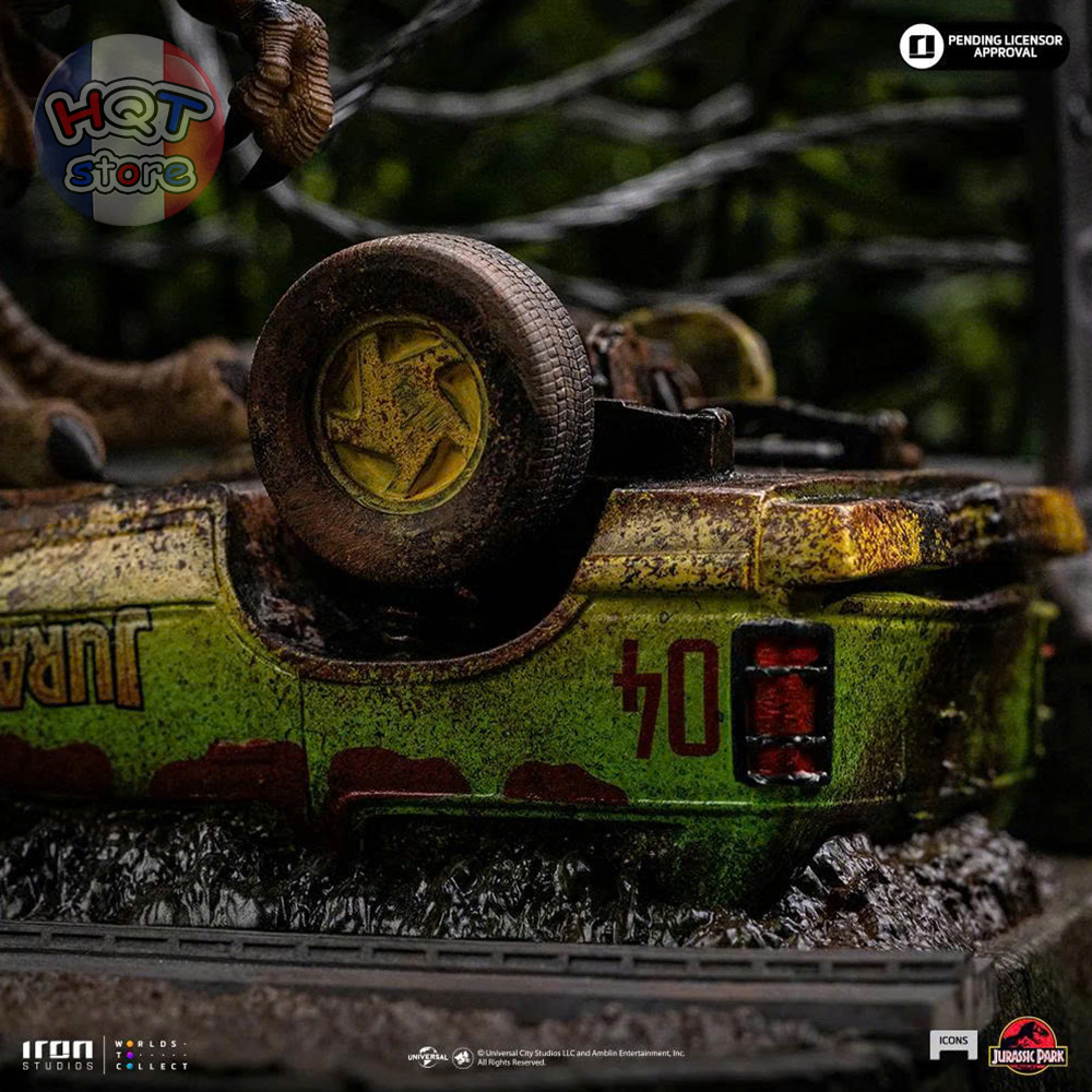 Mô hình T-Rex Breakout Set A Jurassic Park Iron Studios