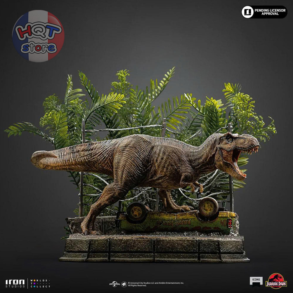 Mô hình T-Rex Breakout Set A Jurassic Park Iron Studios
